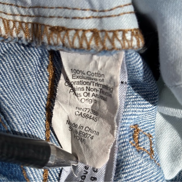 Madewell The Perfect Vintage Jean Size 24 Jeans Medium High Rise Distressed - Picture 8 of 9